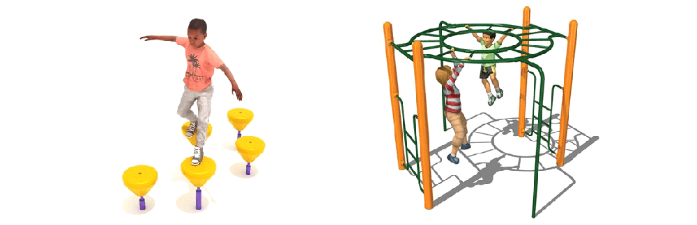 Playground Equipment that Promotes Sensory Development - SPATIAL AWARENESS